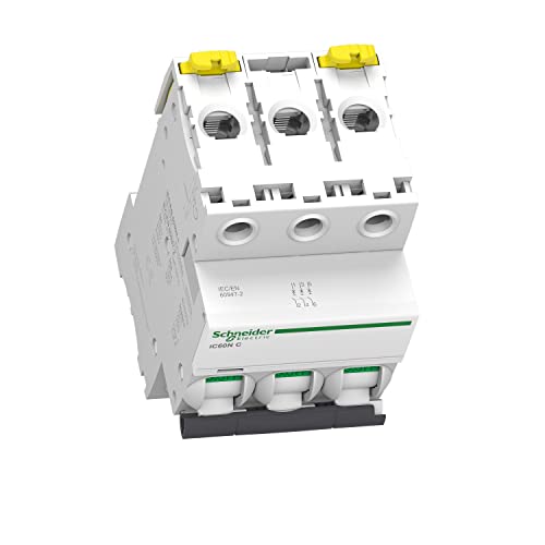Disjoncteur Schneider 40A courbe C iC60N protection magnéto-thermique triphasée