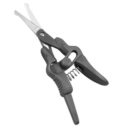 PLAFOPE Elegant Nose Hair Scissors for Men Women 4pcs Set Round Head Perfect for Eyebrows Facial Hair and More