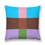peiyeety Dekorativer Kissenbezug für den Außenbereich, LGBT-Pride-Flagge, androflexibler Sommer, Deko, quadratischer