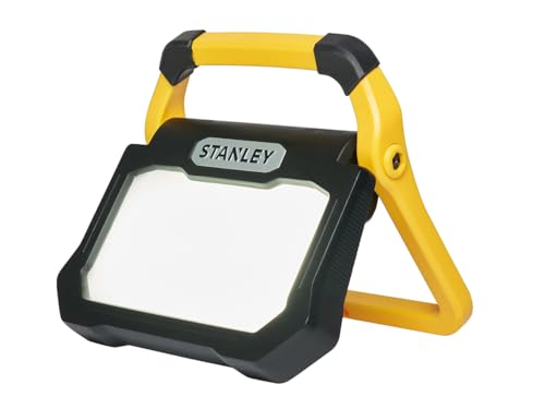 Stanley Faro da lavoro pieghevole 40W 240V, corpo in policarbonato leggero ma resistente, offre 2 modalità di funzionamento, on/off.