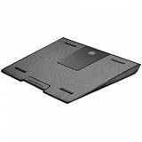 Notebook Kühler // Aluminum and plastic // Abmessungen 380x300x10~50 mm //