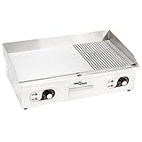 vidaXL Elektro Grillplatte 4400W Griddleplatte Bratplatte Bräter Grill Gastro