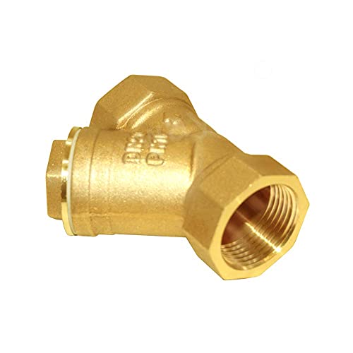 Joywayus 7QQ-FER-20380 Brass 1/2 Inch Female Thread Y Shaped Strainer Filter Valve Pipe Fittings Adaptor Connector thumb #6