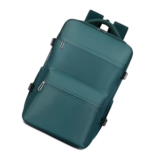 Sac à dos pour ordinateur gain de place grâce à la compression bleu