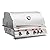 Heavy-Duty Stainless Steel Outdoor | Blaze Built-in 4 Burner Propane Gas Grill Barbeque | LED Lights Thermometer | Best Of Backyard For Grilling Masters BLZ-4LTE2-LP