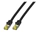Produktbild BIGtec 7,5m Netzwerkkabel Patchkabel CAT.7 Ethernet LAN DSL Patch Kabel Gigabit schwarz (2X RJ-45 Anschluß, doppelt geschirmt,SFTP) 7,5 Meter