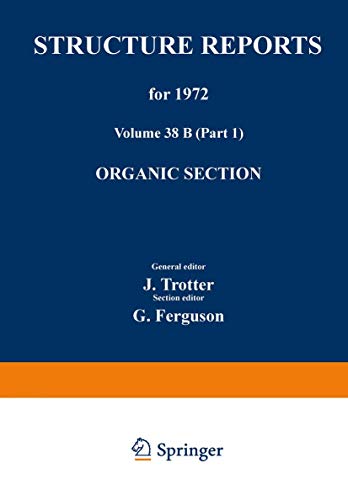 Structure Reports for 1972: Organic Section: 38