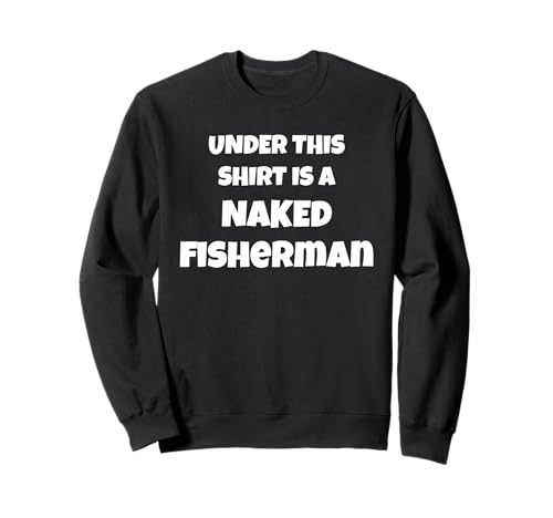 Photo de Drôle de pêcheur Nu Sweatshirt