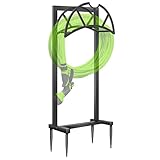 Shomextol Gartenschlauchhalter – verbesserte Wasserschlauchhalterung, freistehend...