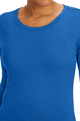 image for Healing Hands Women's Underscrub Soft Knit Melissa Longsleeve Scrub Te