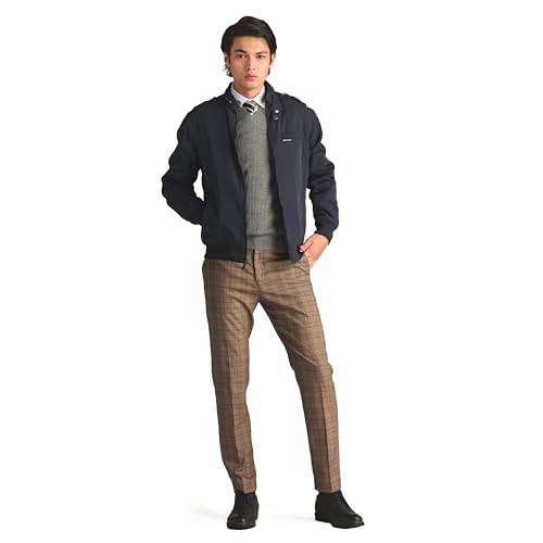 Image of Members Only Men's Iconic Racer Quilted Lining Jacket |Slim Fit|