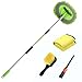 GreatCool 2 in 1 Chenille Microfiber Car Wash Mop Mitt with 44.5
