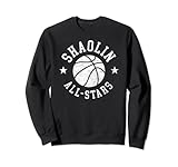 Vintage Shaolin All-Stars Retro Distressed 80s Basketball Sweatshirt