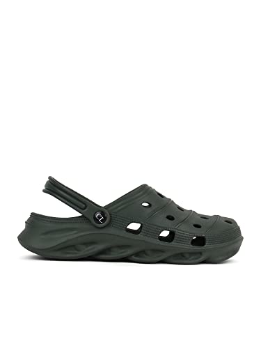 Image of Carlton London Men's Solid Comfortable Clogs with Backstrap