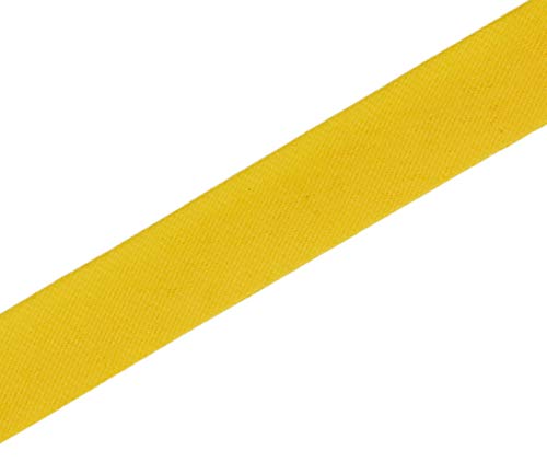 Mandala Crafts Double Fold Bias Tape For Sewing, Seaming, Binding, Hemming, Piping, Quilting, 1/4 Inch 55 Yards, Yellow #TOP4