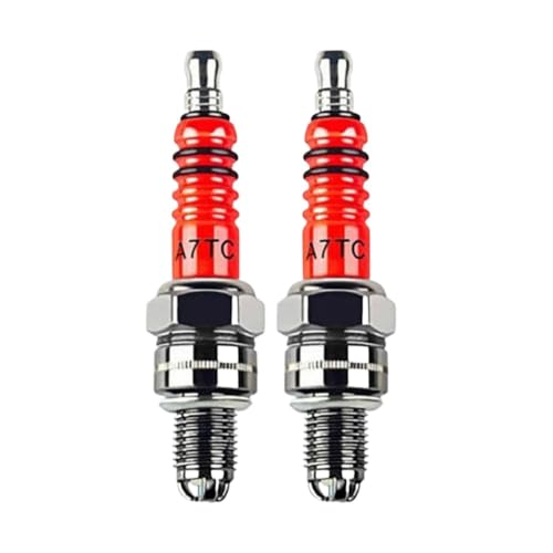 Bougie d'allumage D8TC moto et scooter GY6 125cc 150cc | Pack de 2 pièces