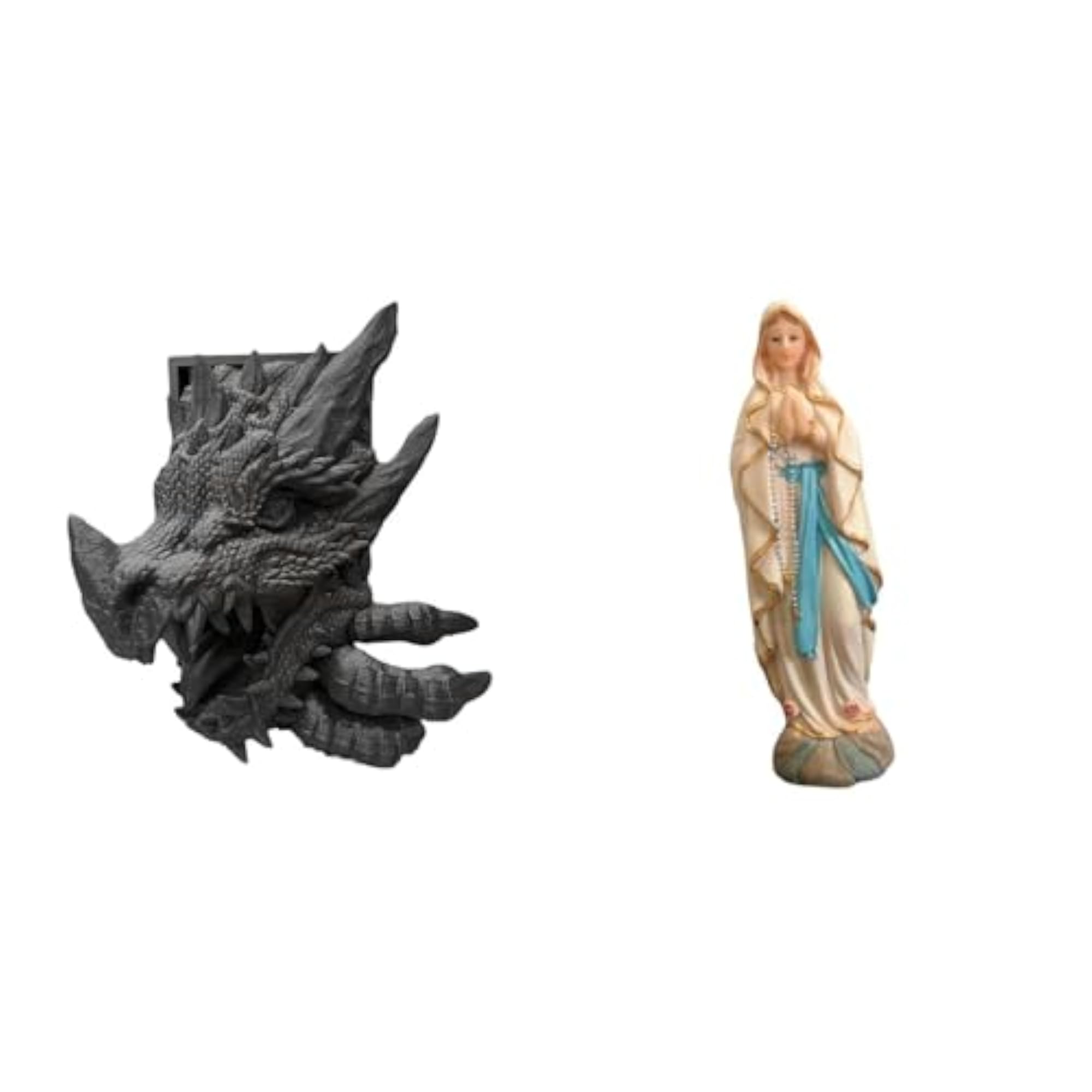 Dragon Statue Bookend Decorative Artwork Figurine