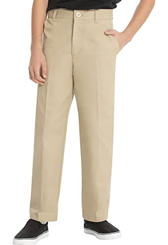 classroom school uniforms big boys flat front pant khaki 16