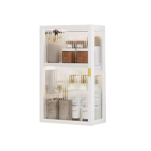 Genérico Mueble de baño de Pared, con 2 Niveles de Almacenamiento, Organizador Ajustable para Inodoro, Ideal para Cocina, lavandería y dormitorios - Blanco (76 cm)