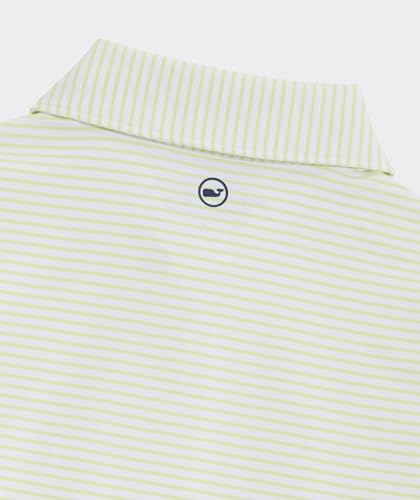 Image of Vineyard Vines Kids Bradley Stripe Sankaty Polo (Toddler /Little Kids /Big Kids)