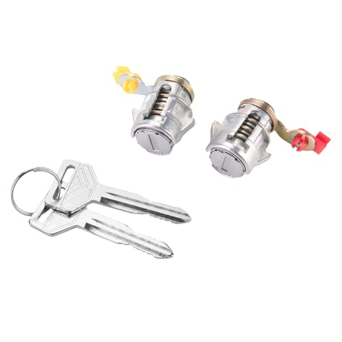 Yollky Front Door Lock Cylinder with Keys for Toyota Land