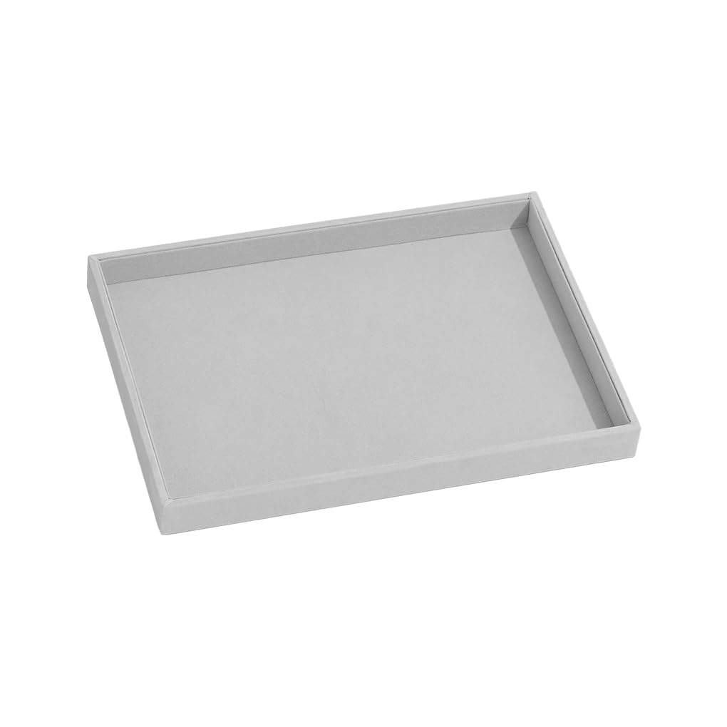 TWISAXC Showcase Display Durability Velvet Wide Application No Damage Grey
