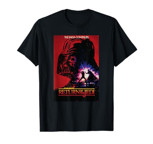 Image of Star Wars Return of the Jedi Red Darth Vader Vintage Poster T-Shirt