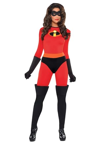 Party City Disney The Incredibles: Mrs. Incredible Costume for Adults, Women Small
