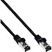 Produktbild InLine® Patchkabel, S/FTP (PiMf), Cat.8.1, 2000MHz, halogenfrei, Kupfer, schwarz, 0,3m
