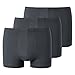 Produktbild uncover by Schiesser - Retro Shorts/Pant - 3er Pack (M Dunkelgrau)