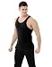 TOPTIE Men Slimming Body Shaper Compression Shirt Shapewear Sculpting Vest Muscle Tank Bulk Sale-Black-L