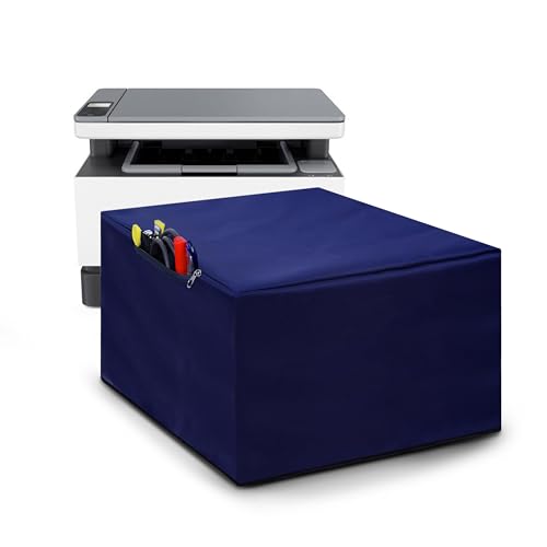 Image of Alifiya Dust Proof Washable Printer Cover for HP Laser MFP 1200w - Blue