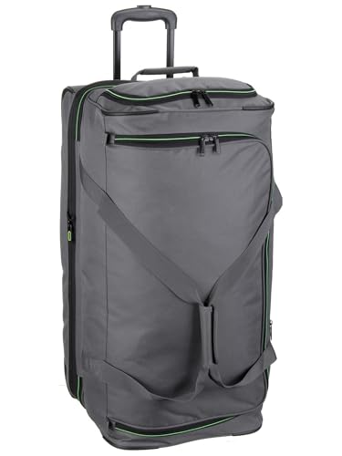 Travelite Trolley Reisetasche mit Rollen groß, erweiterbares Volumen, Basics, Weichgepäck Rolltasche mit Dehnfalte, 70 cm, 98-119 Liter