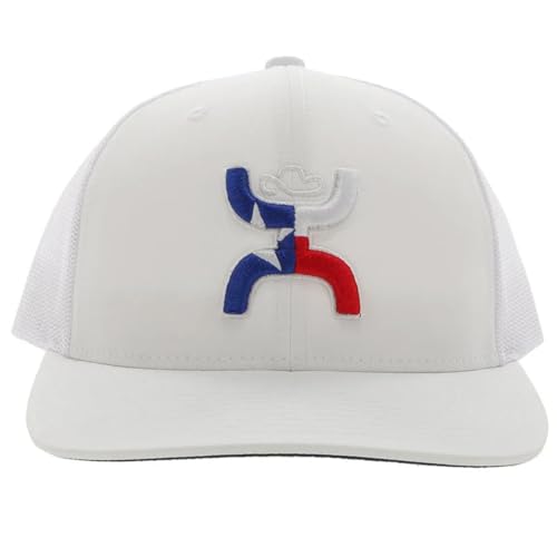 Image of HOOEY Texican Texas Trucker Hat for Men - Adjustable Snapback Mesh Baseball Cap - Western Work & Casual Wear Breathable Mesh