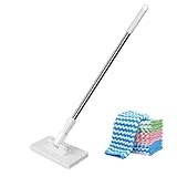 Organisation sans effort : conçu pour plus de commodité, le Flat Mop intègre une structure intégrée qui permet un démontage et un assemblage faciles, doté d'une poignée fiable en acier inoxydable pour plus de confort, garantissant qu'il peut être stocké efficacement dans des environnements peu encombrants tels que des dortoirs ou des garde-manger étroits.