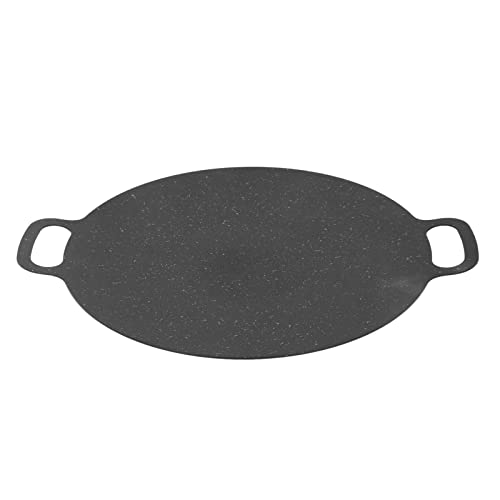 Poêle à griller coréenne ronde 25cm pour barbecue intérieur et plaque de cuisson camping - 5