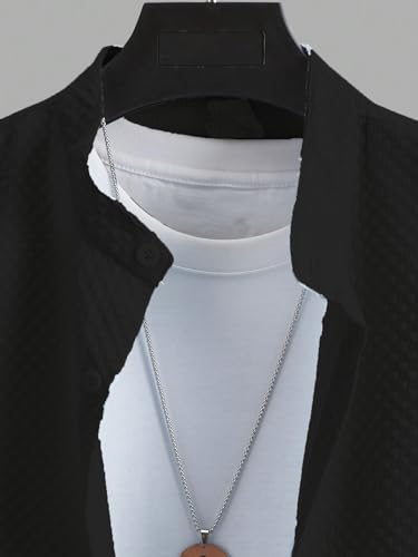 Image of Leriya Fashion Textured Shirts for Men || Casual Shirt for Men || Shirt for Men|| Men Stylish Shirt || Men Fancy Shirt || Men Half Sleeve Shirt || Plain Shirts for Men || Shirts