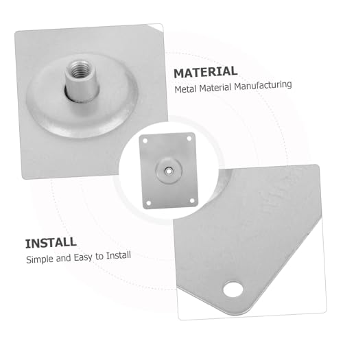 Placa de montaje UPKOCH para práctica de tambor, construcción resistente, patas antideslizantes, soporte versátil para instrumentos de percusión y tambores pequeños miniatura 6