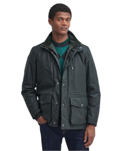 Barbour MWX2346-SG51 International Falstone Wax Jacket Sage Green, Sage Green, XL