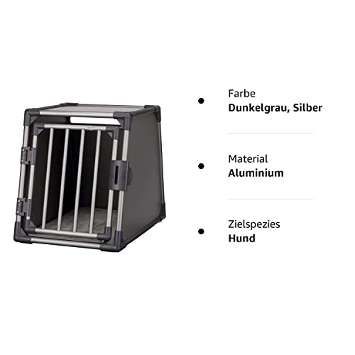 Hundetransportbox aus Aluminium von TRIXIE für sicheres Reisen