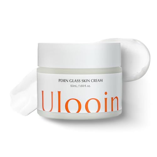 Ulooin PDRN Glass Skin Cream – K-Beauty Hydrating & Revitalizing Face Cream with PDRN & Bakuchiol | Clinically Proven by Korean Skincare Clinic | Supports Skin Barrier, Smoothness, and Deep Moisture
