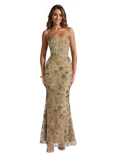 Image of Glitter Sequin Prom Dress for Bachelorette,Birthday,Holiday | Elegant Fully Lined Sparkly Rhinestone Long Dresses for Women Birthday /Formal Galas /Wedding Guest /NYE /Homecoming