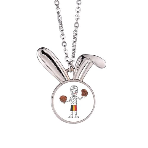 Collier lapin Belgique football en métal poli aux finitions soignées
