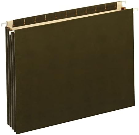 Office Depot® Brand Expanding Hanging File Pocket with Full-Height Gussets, 3 1/2" Expansion, Legal Size, Standard Green image 4