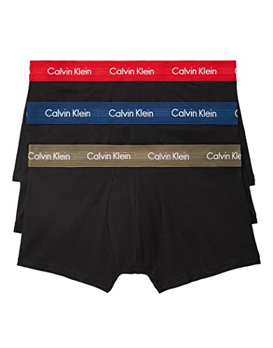 Image of Calvin Klein Cotton Stretch 3 Pack Low Rise Trunks
