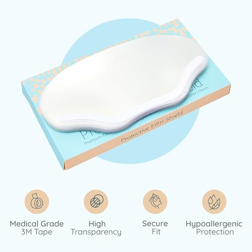 Eyelash Shield Shower Visor For Adults - 200 Eye Shields for After Surgery Shampoo, Microblading Supplies Permanent Makeup Supplies - Lash Guard - Eyelash Protector - Eye Shield After Cataract Surgery