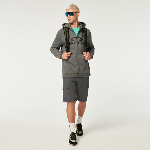 Oakley Mens Bark Fullzip Hoodie 2.0, New Athletic Grey, Large - image 7