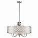 Livex Lighting 41105-91 Pendant Chandelier, Brushed Nickel