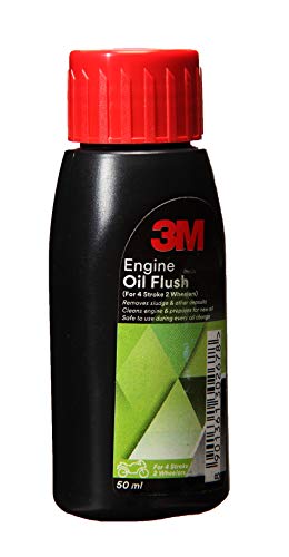 Image of Motul 104091 7100 Ester 4T Fully Synthetic 10W-40 Petrol Engine Oil for Bikes (1 L) + 3M 2wh Engine Oil Flush (50 ml)