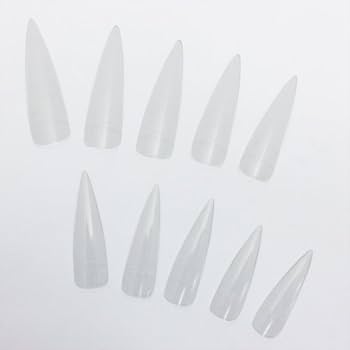 Amazon | ロングネイルチップ クリア 20枚セット | nail for all